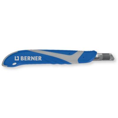 Двухфункциональный строительный нож Berner 9мм