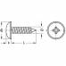 Саморіз Чорний Оцинкований 4.8x16 mm PH DIN 968 Berner 1 шт.  VW Audi Seat Skoda N90775001 N90648702