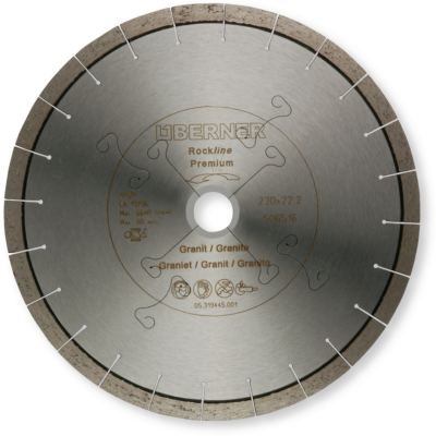 Алмазний відрізний диск по граніту ROCKline Premium, Berner