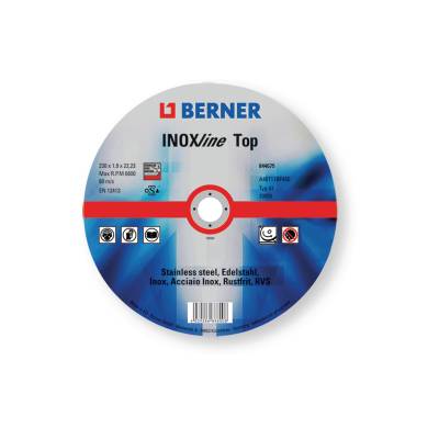 Круг зачисний по нержавіючій сталі «TOP» Berner