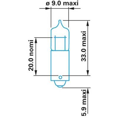 Галогенная лампа Berner 24 v Mini BAY 9s