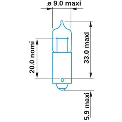 Галогенна лампа Berner 24 v Mini BAY 9s
