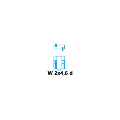Лампи зі скляним цоколем W2 x 4,6d