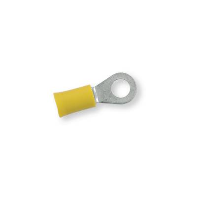 Клема обтискна ізольована кільцева жовта Ø 4,3 мм - 10,4 мм Berner 100 шт.