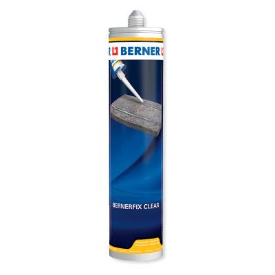 Клей-герметик Bernerfix Прозрачный Berner, 290 мм