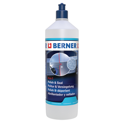 Поліроль та герметик для пофарбованих поверхонь автомобіля, 1 л, Berner
